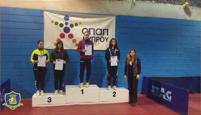 Students Excel at Pancyprian Table Tennis Competition